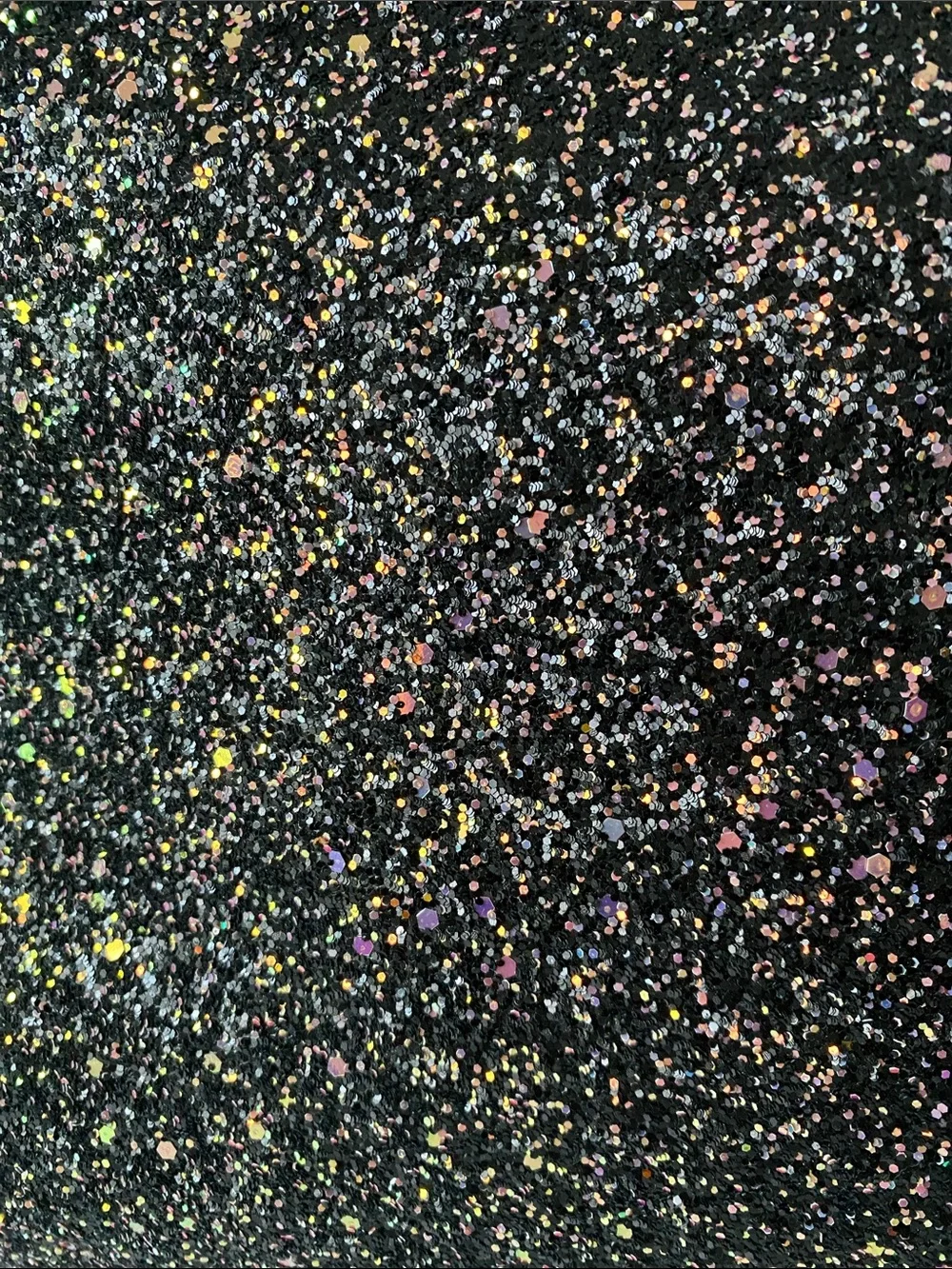 Multicolor Sequin Glitter Sparkle Wristlet Clutch Bag, Black Shimmery Rose Gold
